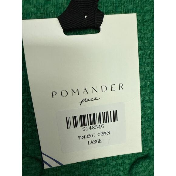 NWT Tuckernuck Pomander Place Emerald Green Tweed Bianca A-Line Dress, L - Picture 8 of 8